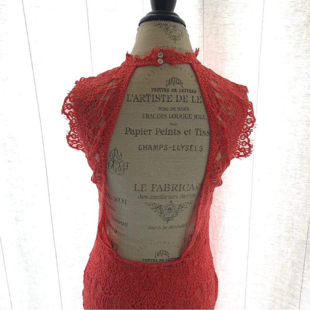 NWT Free People Daydreamer Laced Open Back Dress - Picture 8 of 10